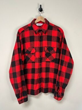 Vintage Dakota Buffalo Paid Button Up